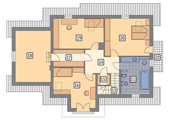 RZUT PODDASZA POW. 89,2 m²